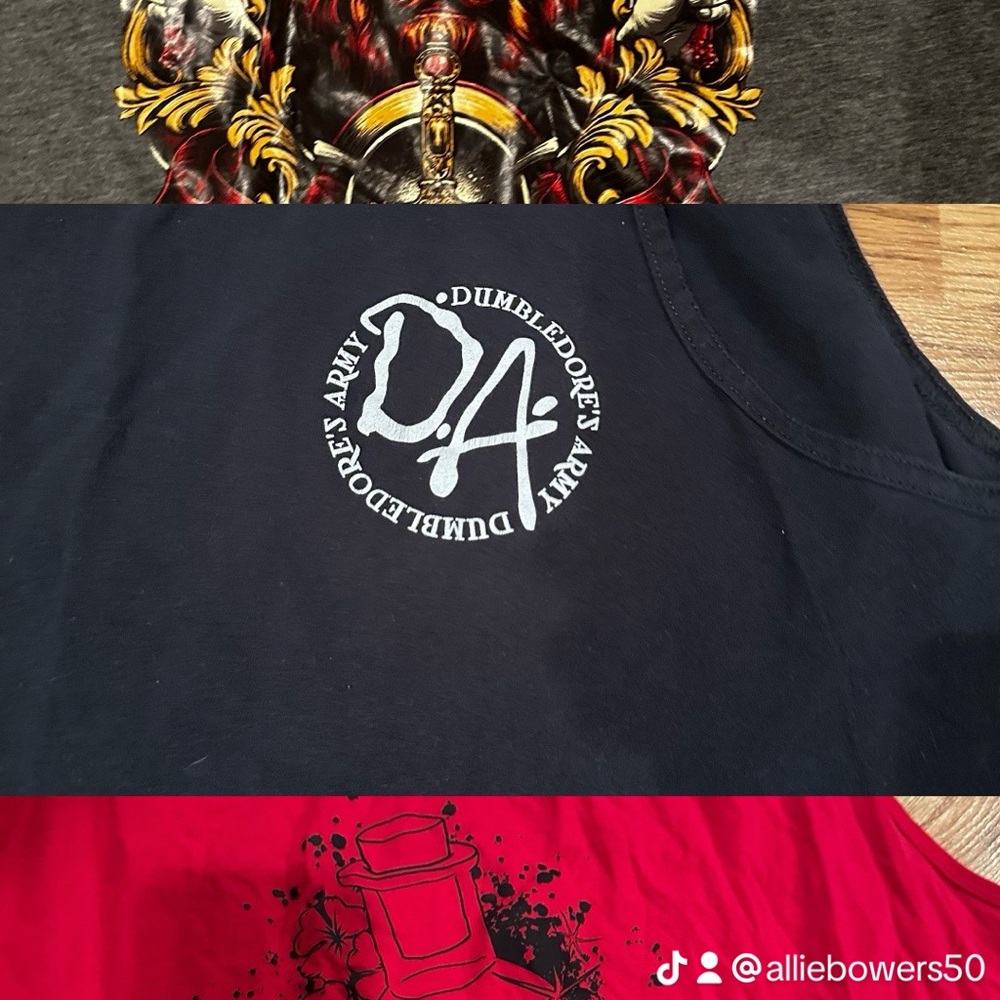 Set of Harry Potter men’s gym shirts